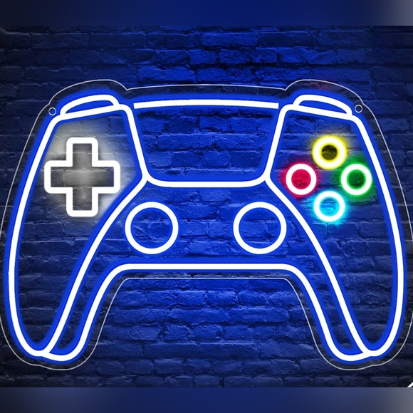 LED Gaming Controller Neon Sign - New In BOX - Picture 1 of 4